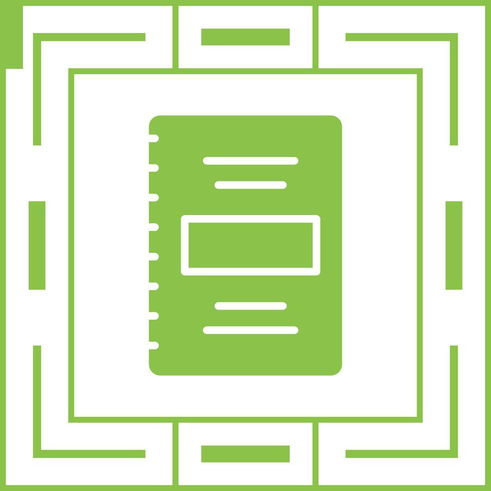 notebook vector pictogram