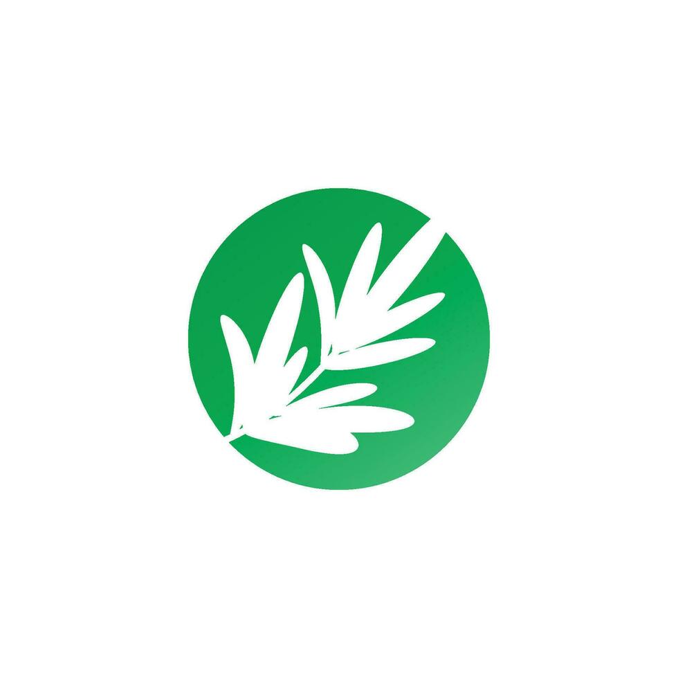 rozemarijn logo vector illustratie sjabloon bedrijf element en symbool ontwerp