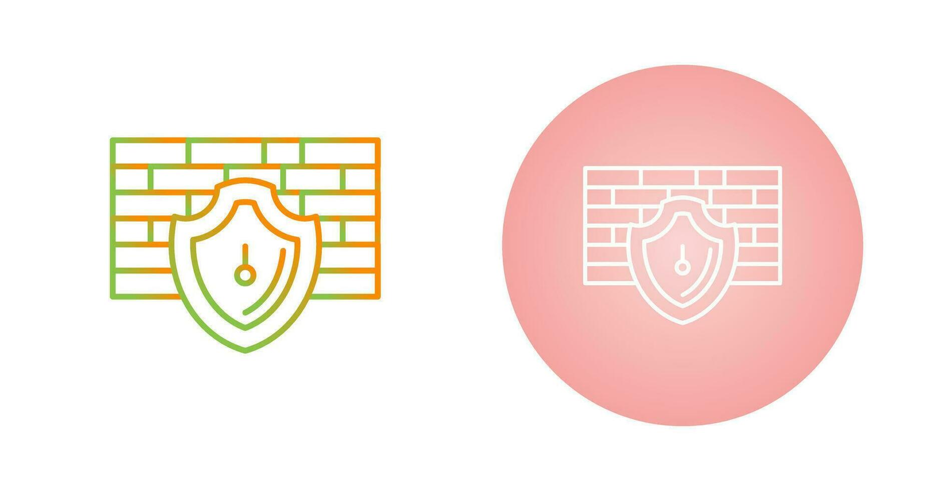 firewall vector pictogram