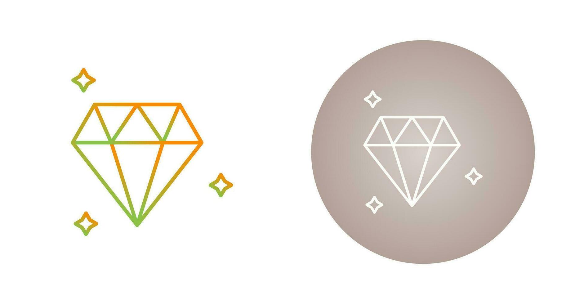 diamant vector pictogram