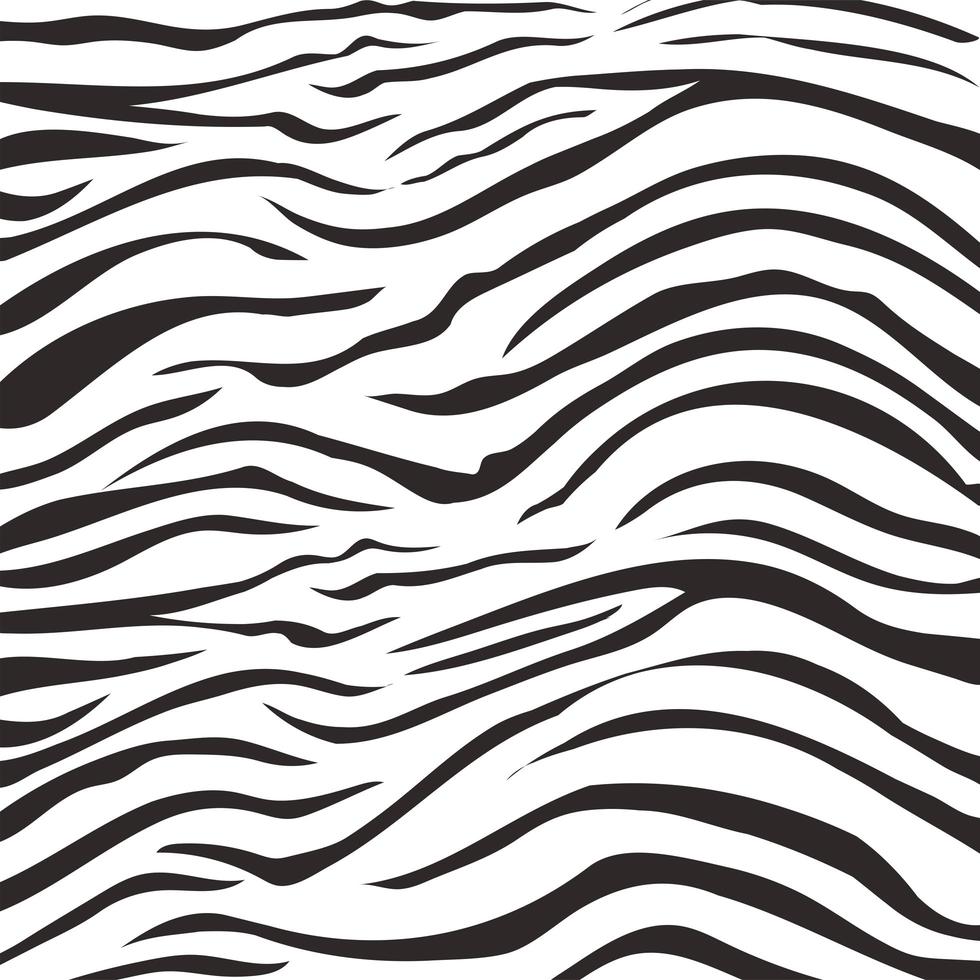 printpatroon van dierenhuid, zebrabont wild jungle-ontwerp vector