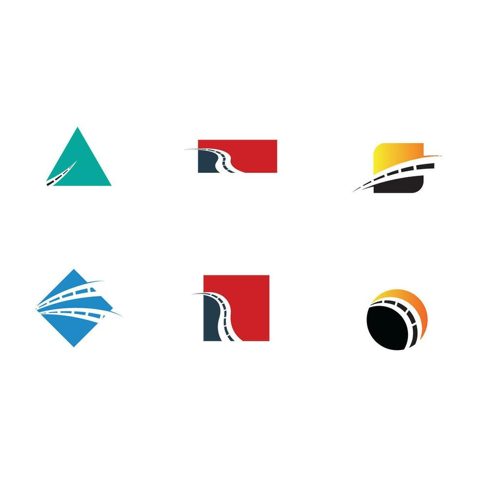snelweg logo element vector