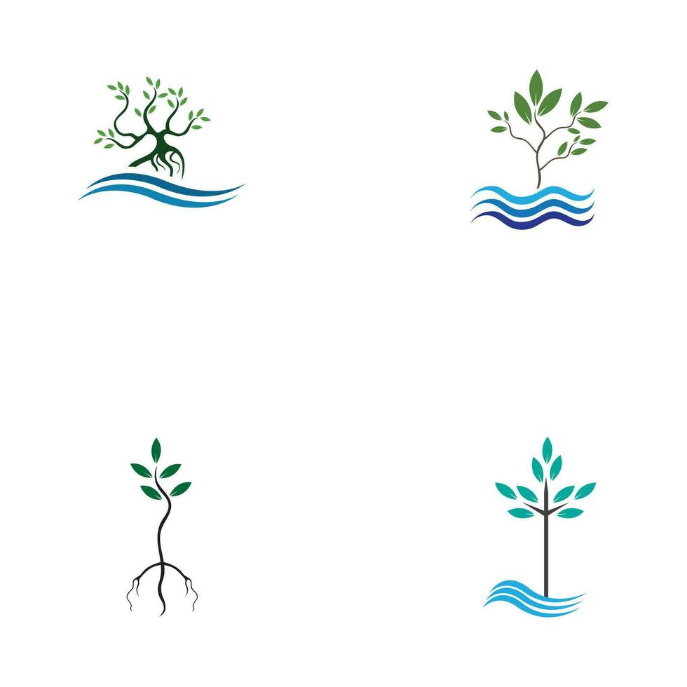 mangrove logo symbool vector