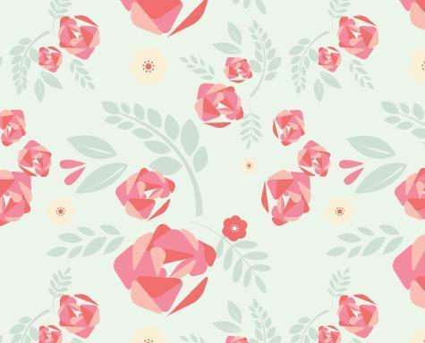 vintage bloemen achtergrondontwerp vector