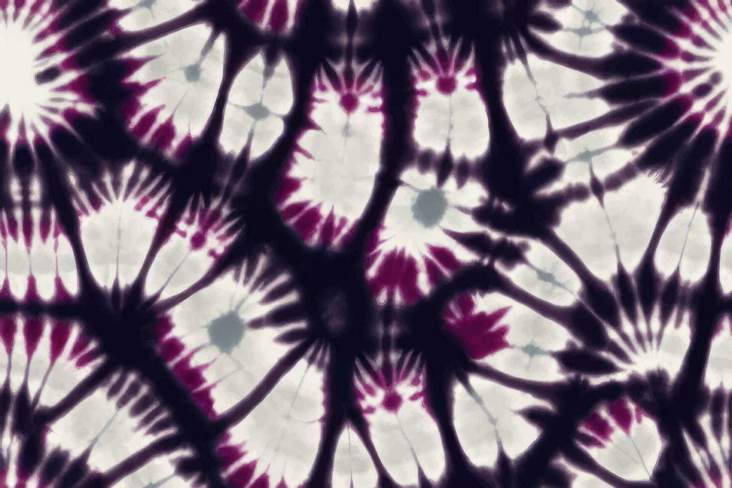 stropdas kleurstof shibori tye dood gaan abstract verf batik borstel inkt spiraal kolken kleding stof retro botanisch cirkel ontwerp meetkundig herhaling tekening tegel vector groen bruin donker blauw kleuren , Purper vuurwerk