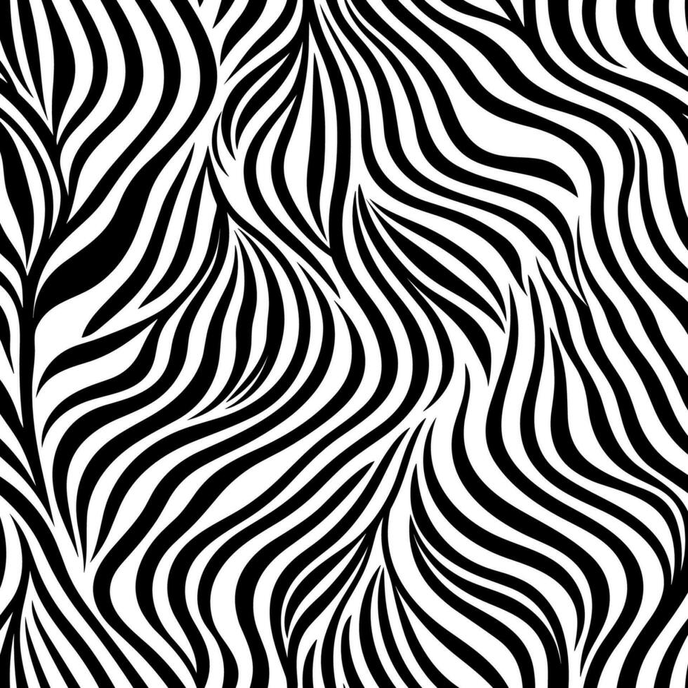 zwart en wit vlak patroon vector