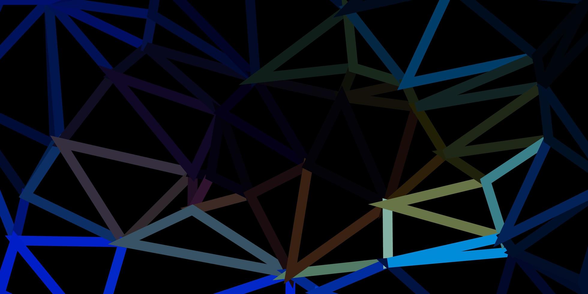 donkere veelkleurige vector poly driehoek sjabloon