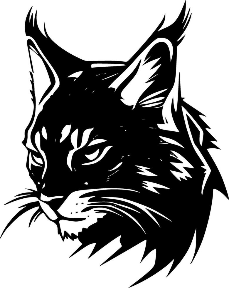 wilde kat - hoog kwaliteit vector logo - vector illustratie ideaal voor t-shirt grafisch