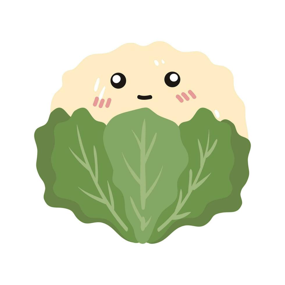 tekenfilm groente karakter sticker. grappig emoticon in vlak stijl. voedsel emoji. grappig groente tekens geïsoleerd Aan wit achtergrond, schattig en grappig fruit reeks vector illustratie