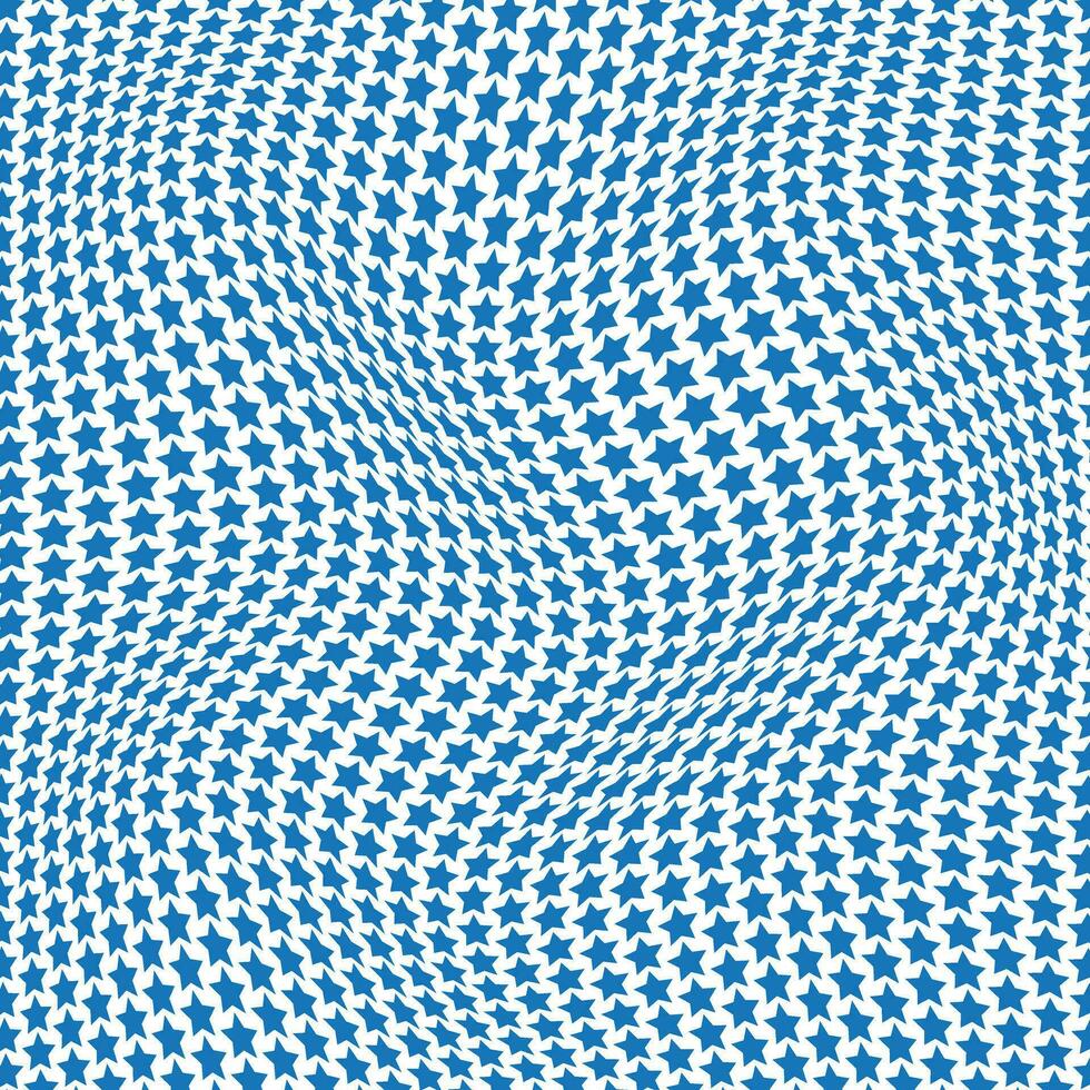 abstract meetkundig blauw ster Golf patroon vector