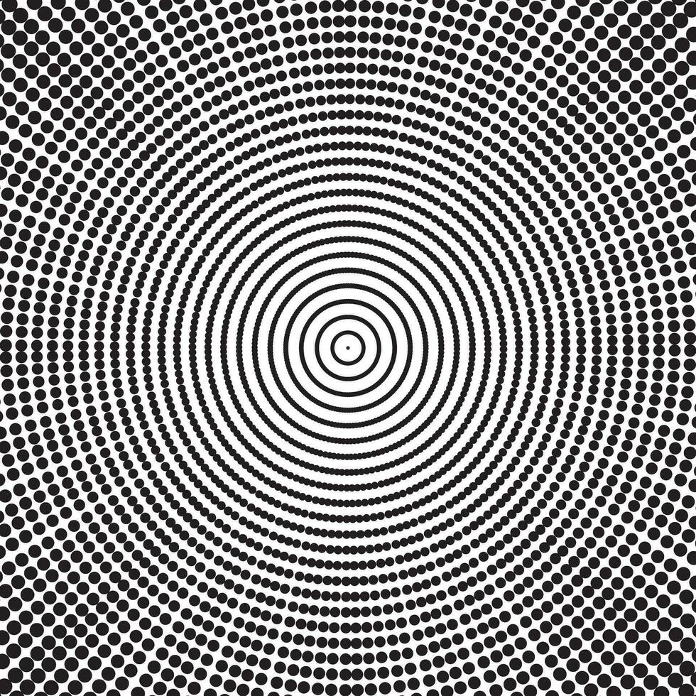 abstract meetkundig zwart cirkel halftone punt patroon perfect voor achtergrond, behang vector