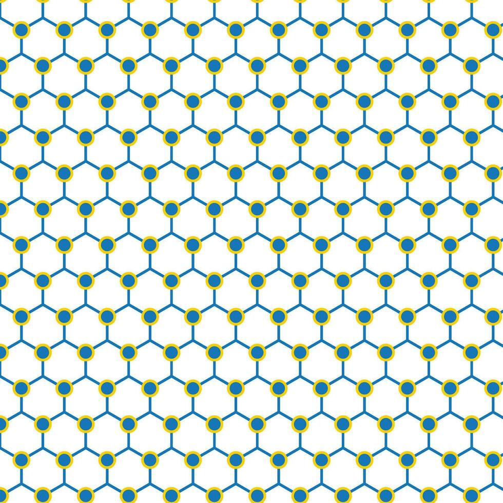 abstract blauw meetkundig zeshoek punt patroon perfect voor achtergrond vector