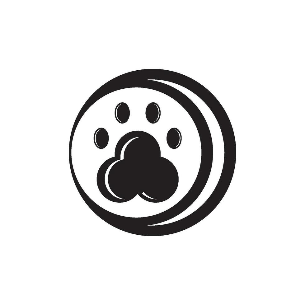 huisdier winkel icoon logo ontwerp vector illustratie.