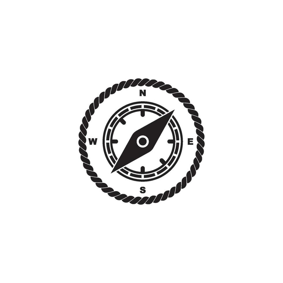 vector - kompas tekens en symbolen logo