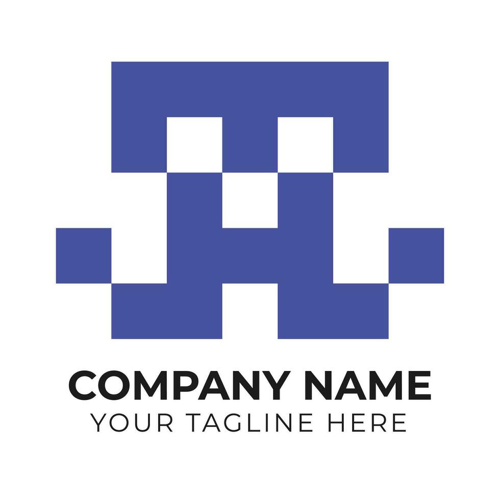 zakelijke monogram minimalistische bedrijf logo ontwerp sjabloon vrij vector
