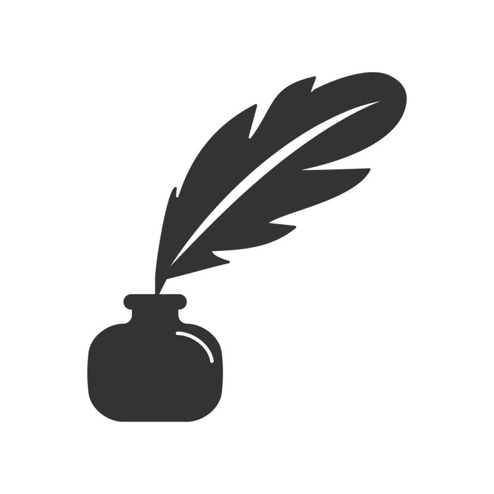 vector illustratie van vacht verf icoon in donker kleur en wit achtergrond