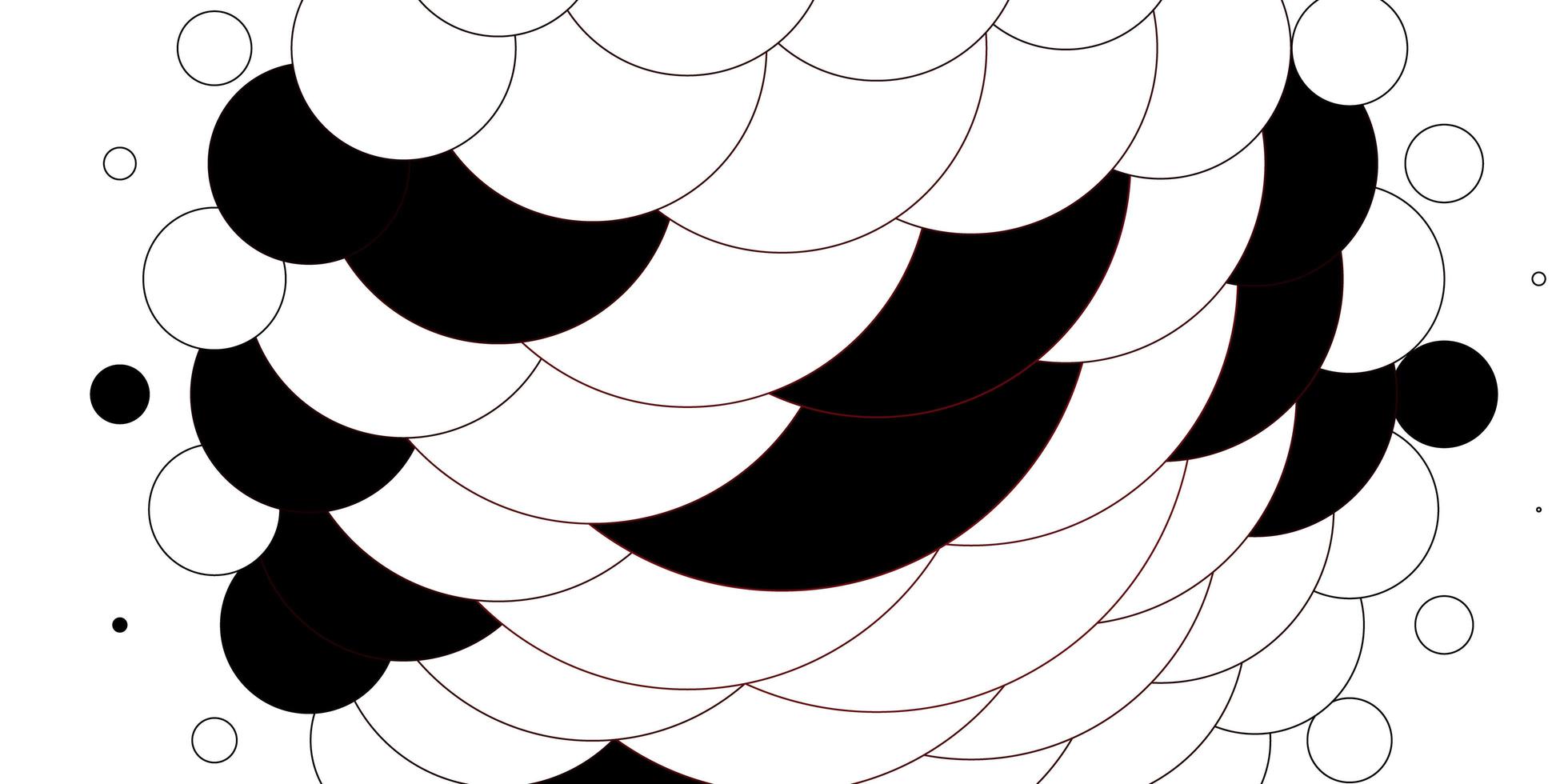 lichtrood vectorpatroon met bollen kleurrijke illustratie met gradiëntstippen in het patroon van de natuurstijl voor bedrijfsadvertenties vector