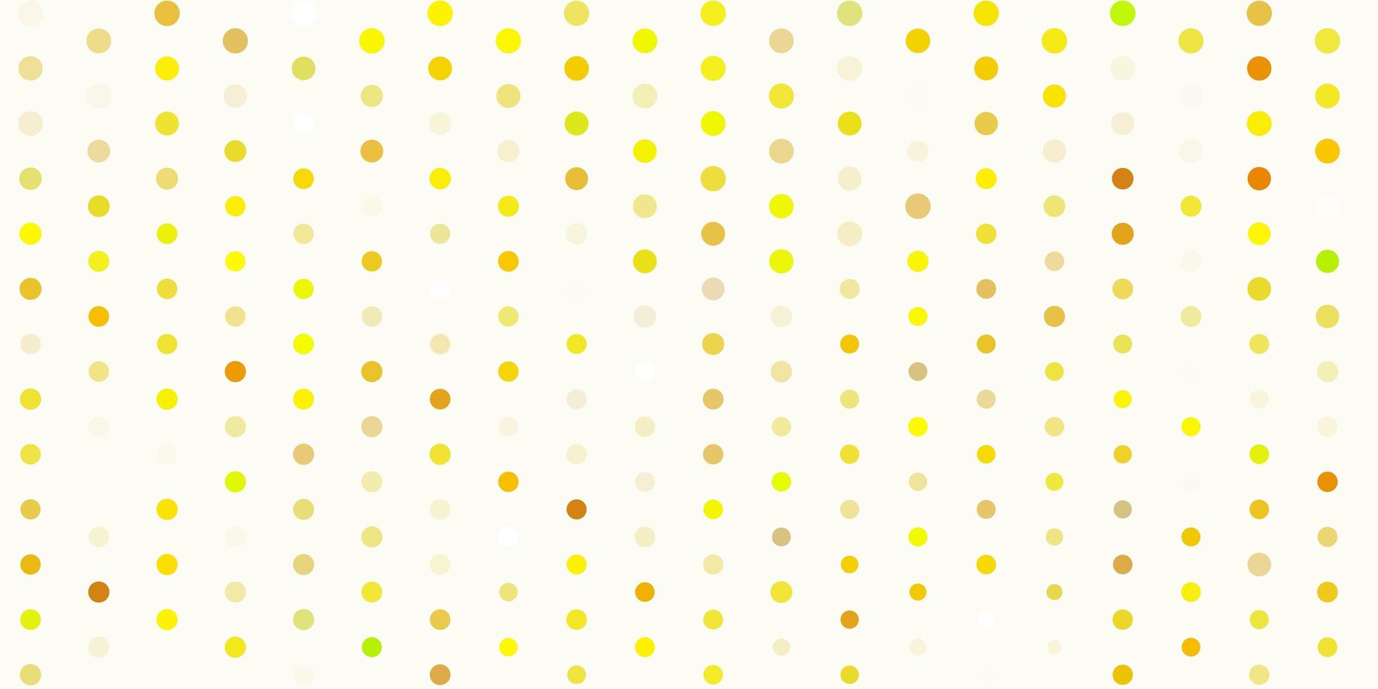 lichtgroene gele vectortextuur met schijven vector