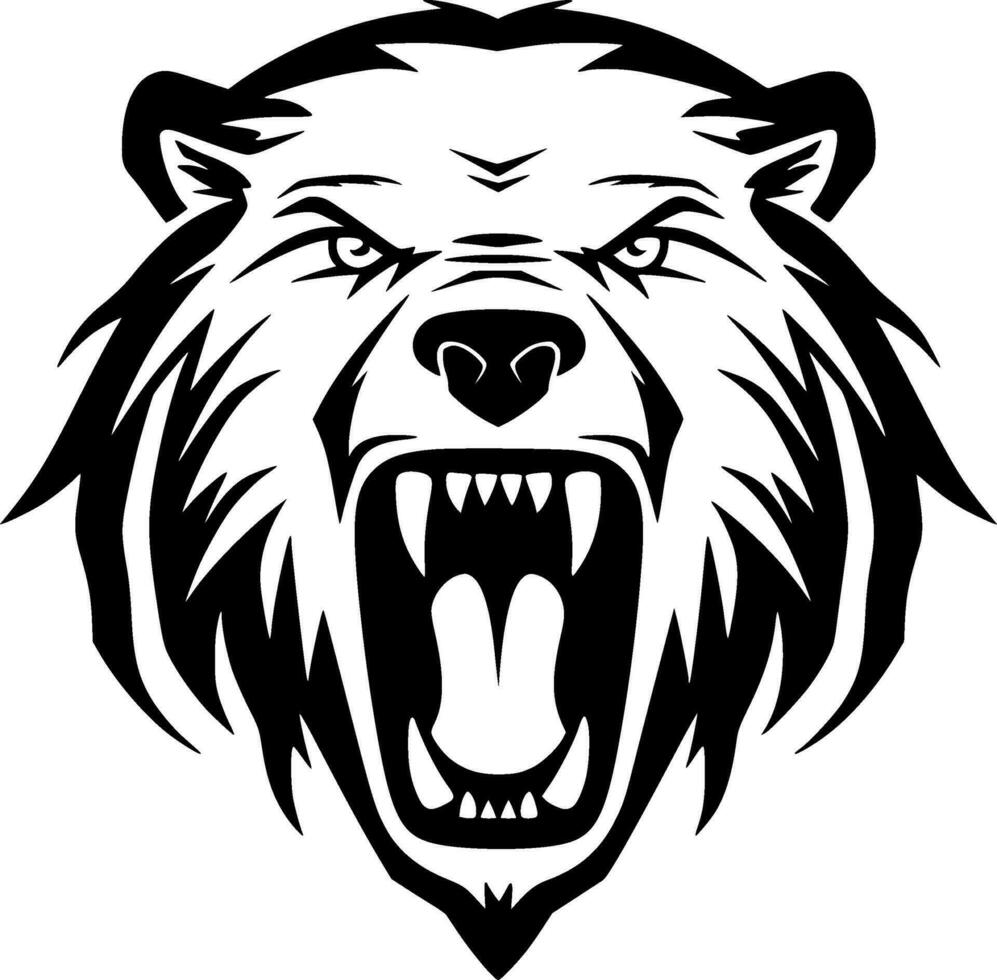 beer - zwart en wit geïsoleerd icoon - vector illustratie
