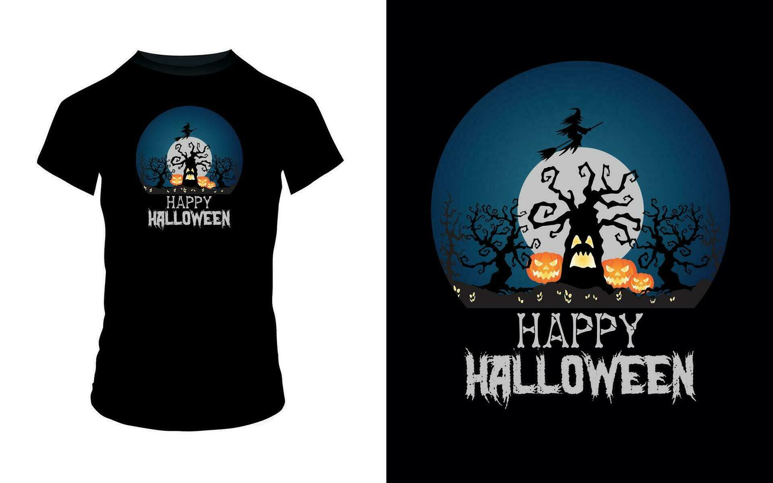 ''Vrolijk halloween'' halloween t overhemd ontwerp vector