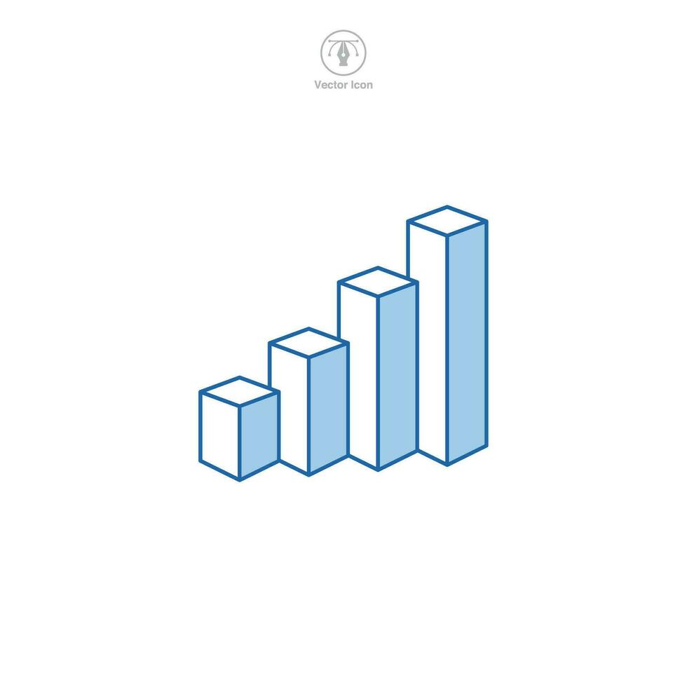 bar tabel icoon symbool vector illustratie geïsoleerd Aan wit achtergrond