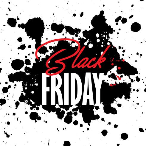 Black Friday grunge verkoop achtergrond vector