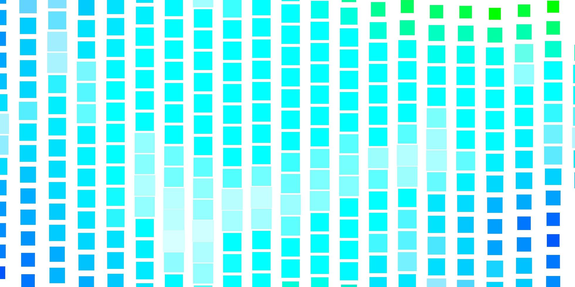 lichtblauw groen vectorpatroon in vierkante stijl abstracte gradiëntillustratie met rechthoekenmalplaatje voor cellphones vector