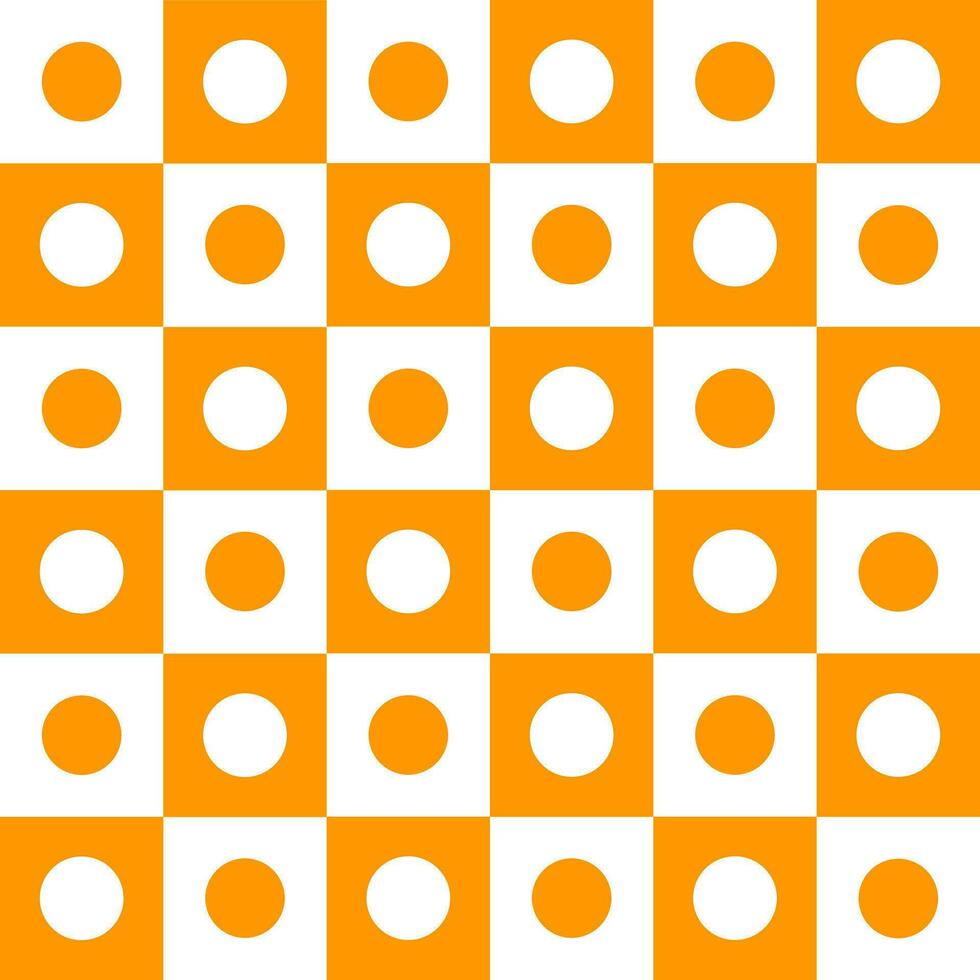 oranje cirkel patroon. cirkel vector naadloos patroon. decoratief element, omhulsel papier, muur tegels, verdieping tegels, badkamer tegels.