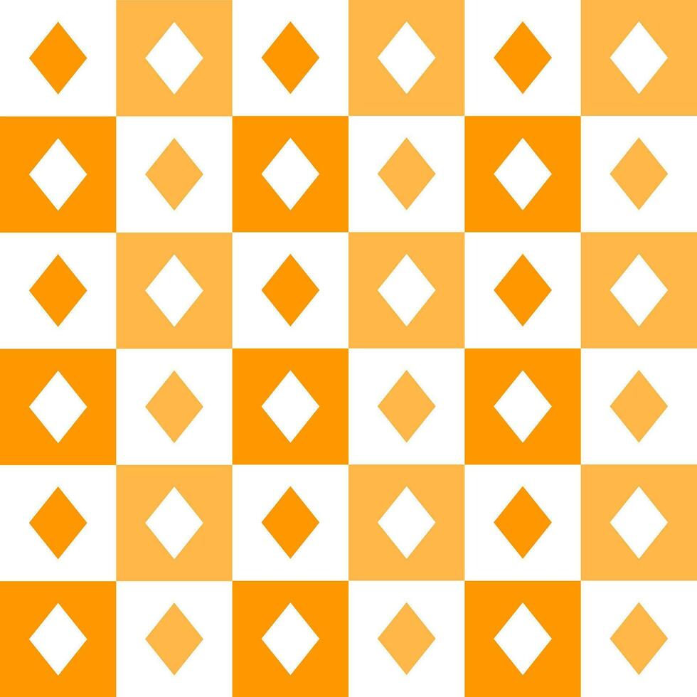 oranje diamant patroon. diamant naadloos patroon vector. diamant patroon. decoratief elementen, verdieping tegels, muur tegels, badkamer tegels, zwemmen zwembad tegels. vector