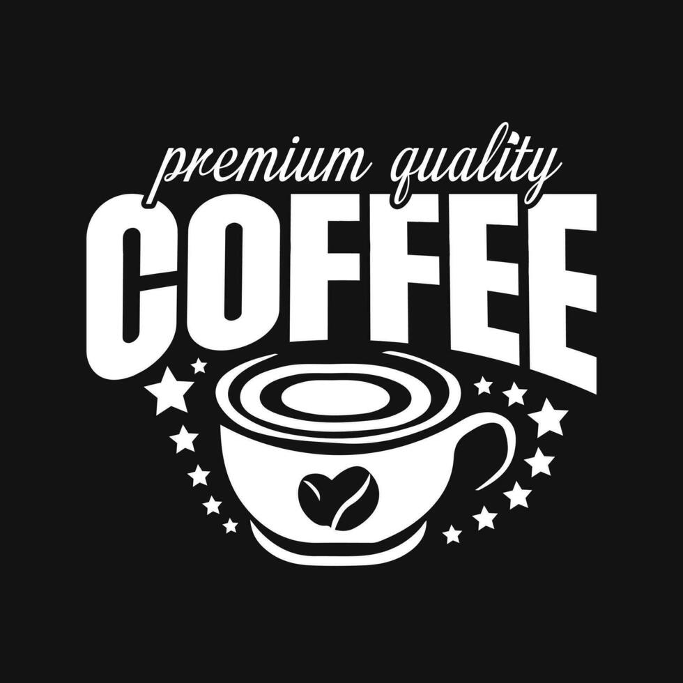 premie kwaliteit koffie, het beste Product vector sjabloon. hoog premie kwaliteit biologisch Product.