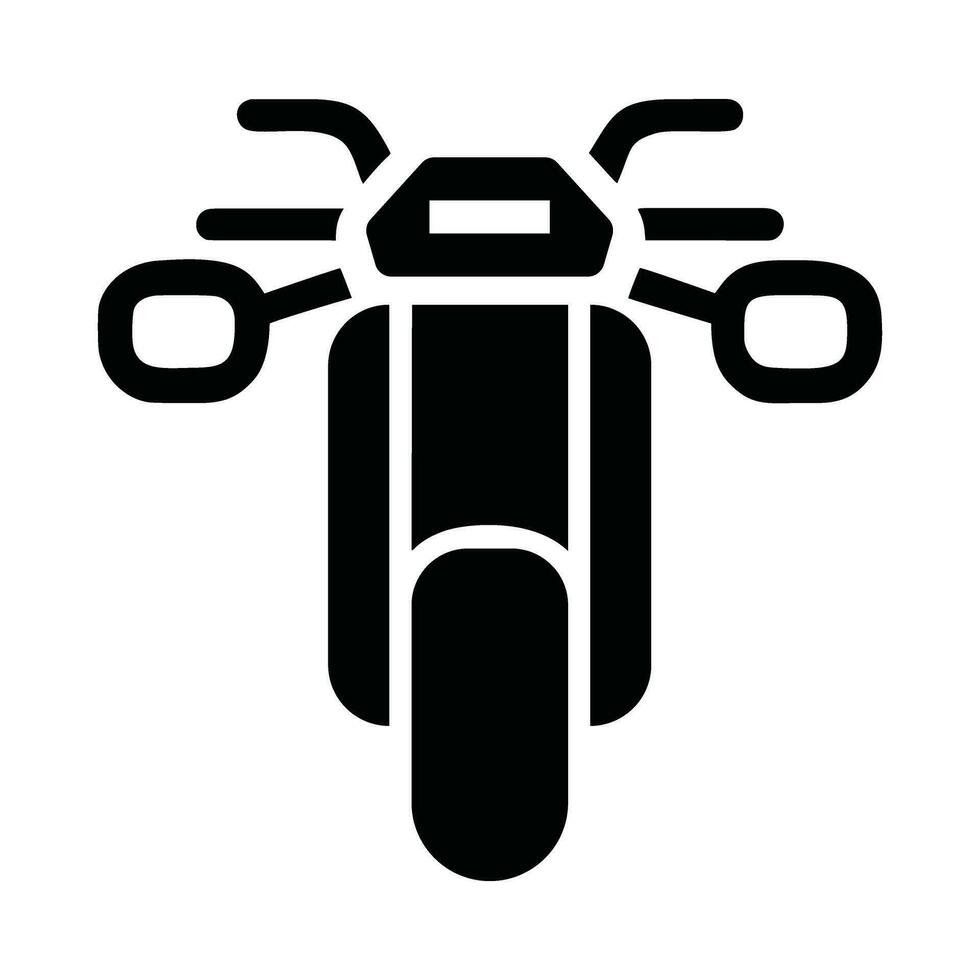 motorfiets icoon silhouet logo vector