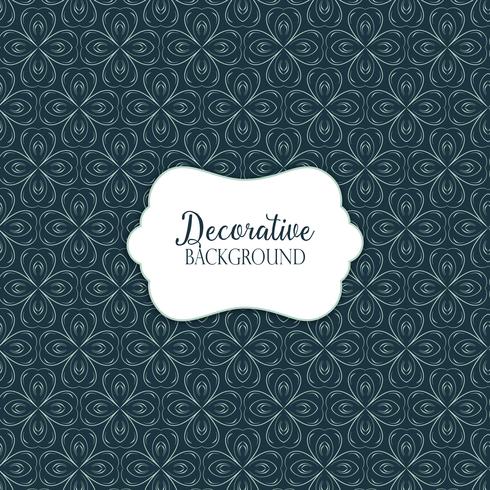 Decoratieve patroonachtergrond vector