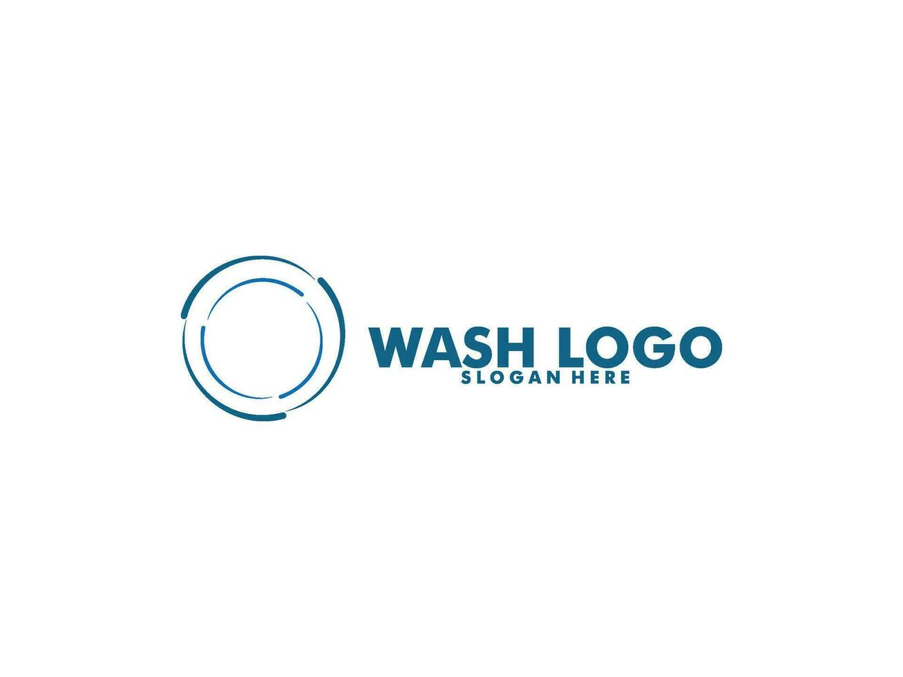 wasserij icoon het wassen machine logo ontwerp voor bedrijf kleren wassen reinigt modern sjabloon vector