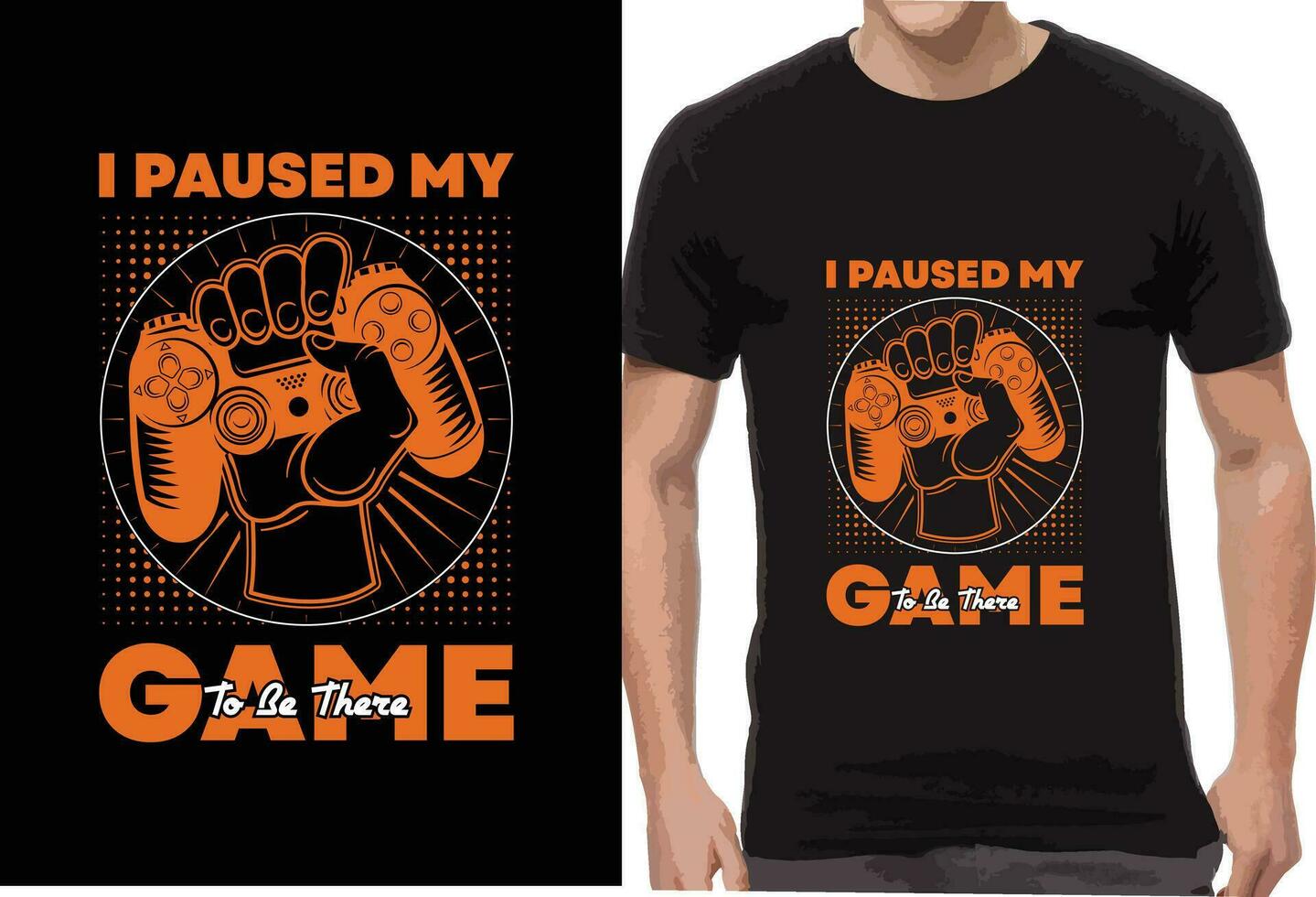 gaming t-shirt ontwerp vector