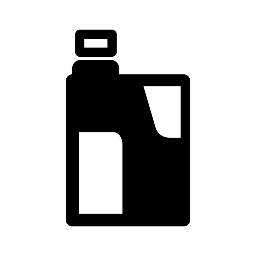 wasserij wasmiddel fles icoon. fles van het wassen vloeistof. vector. vector