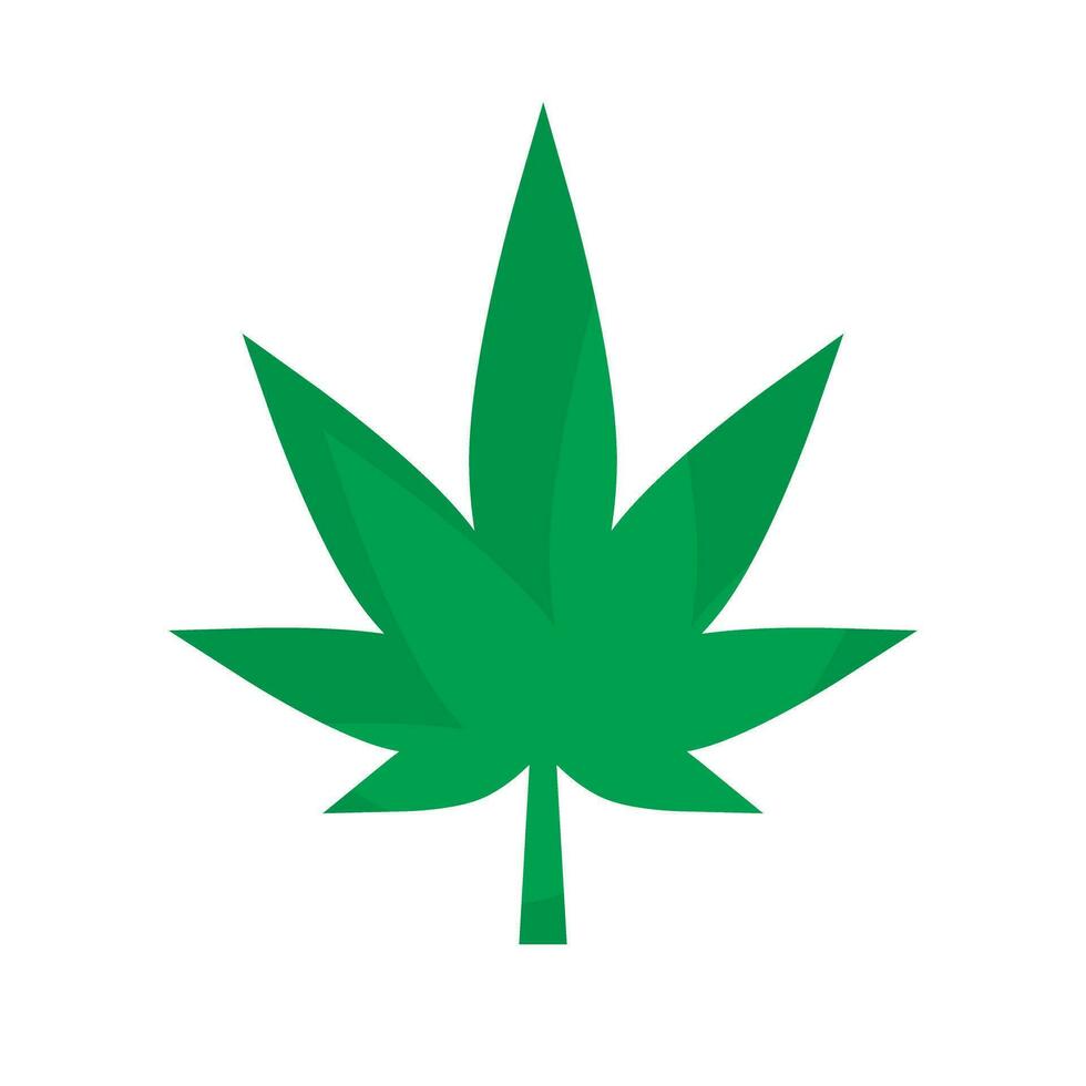 hennep blad symbool. marihuana icoon. vector. vector