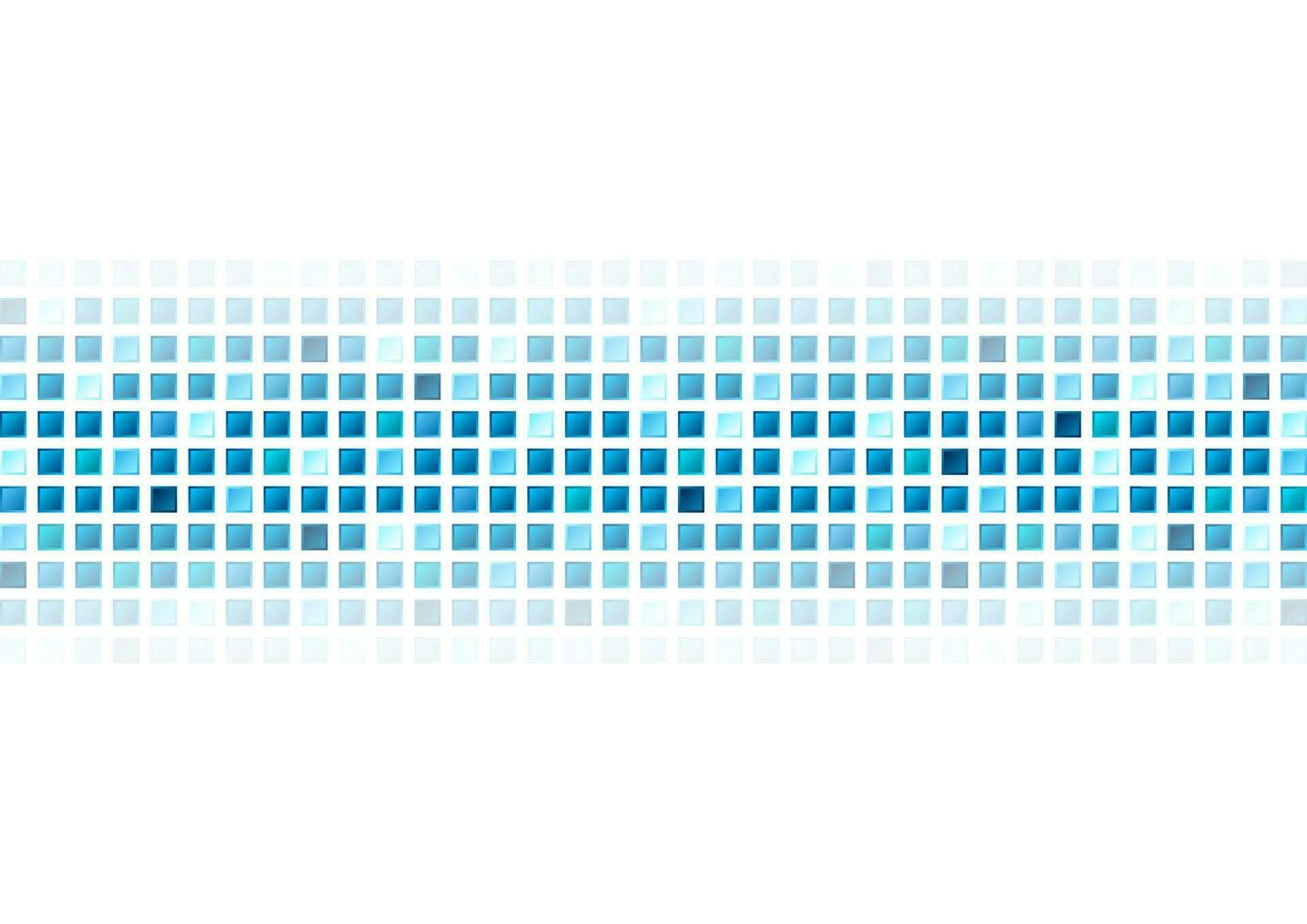 blauw abstract pleinen tech mozaïek- achtergrond vector