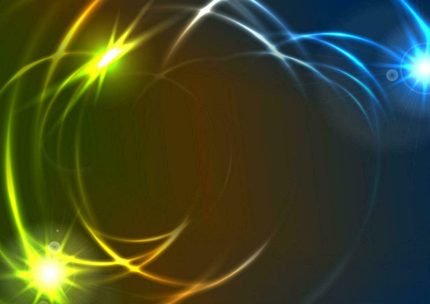 abstract gloeiend neon kleurrijk cirkels meetkundig achtergrond vector