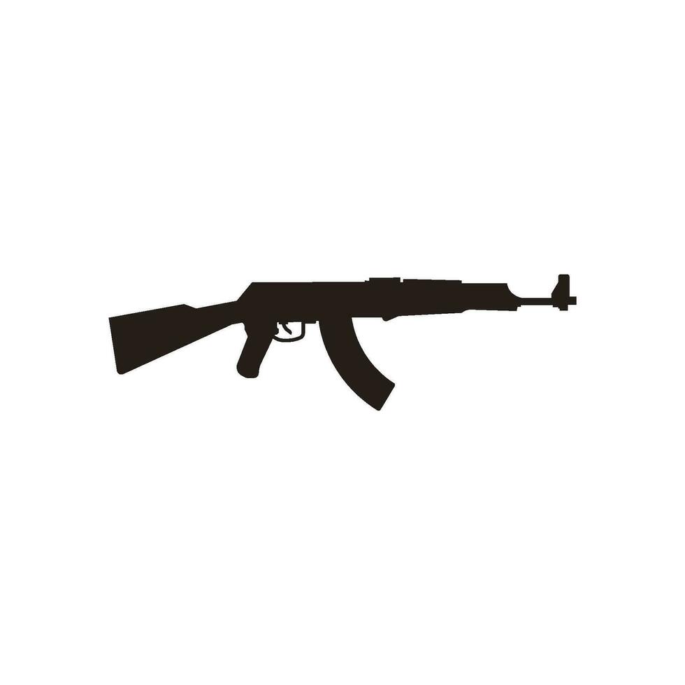 ak 47 icoon vector