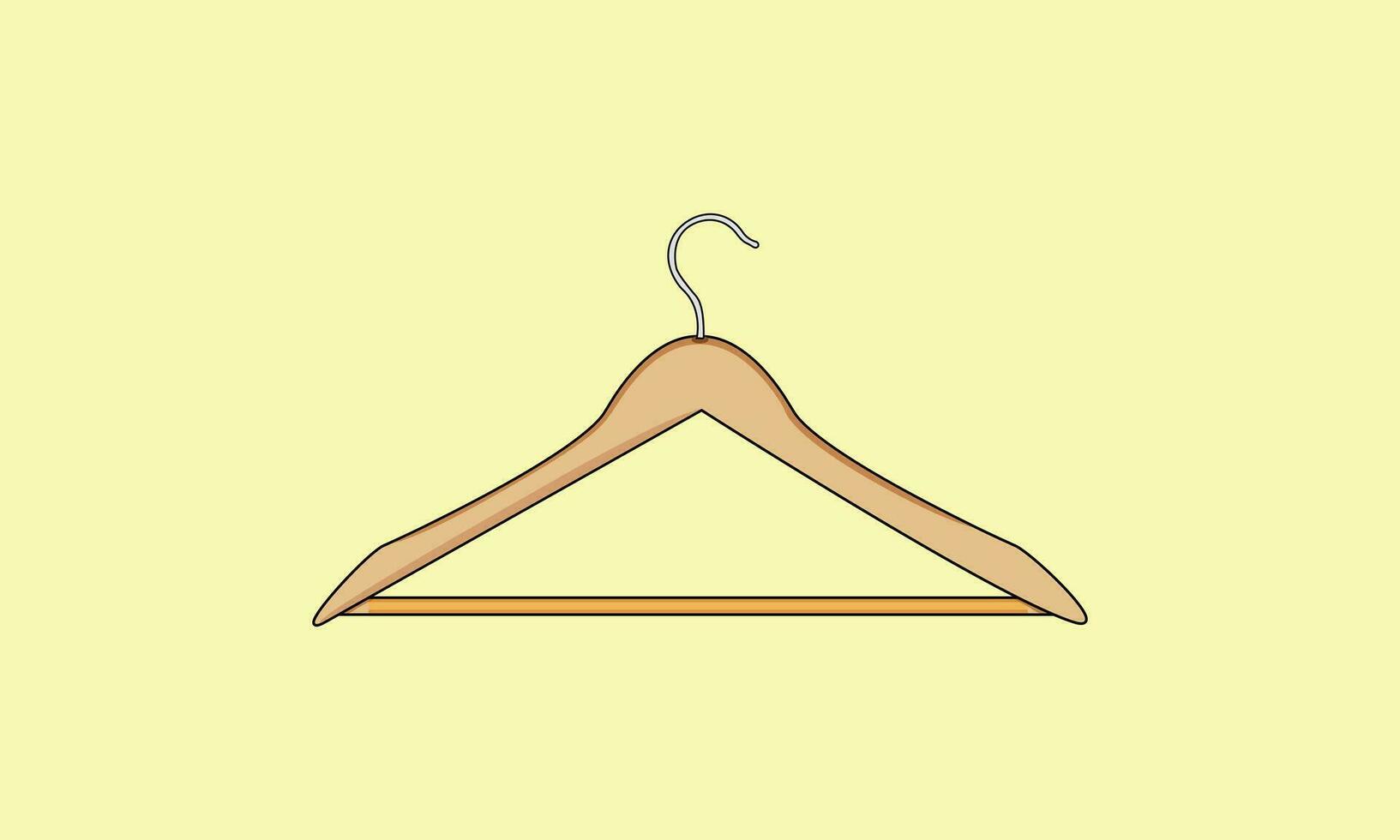 kleding hanger vector icoon geïsoleerd