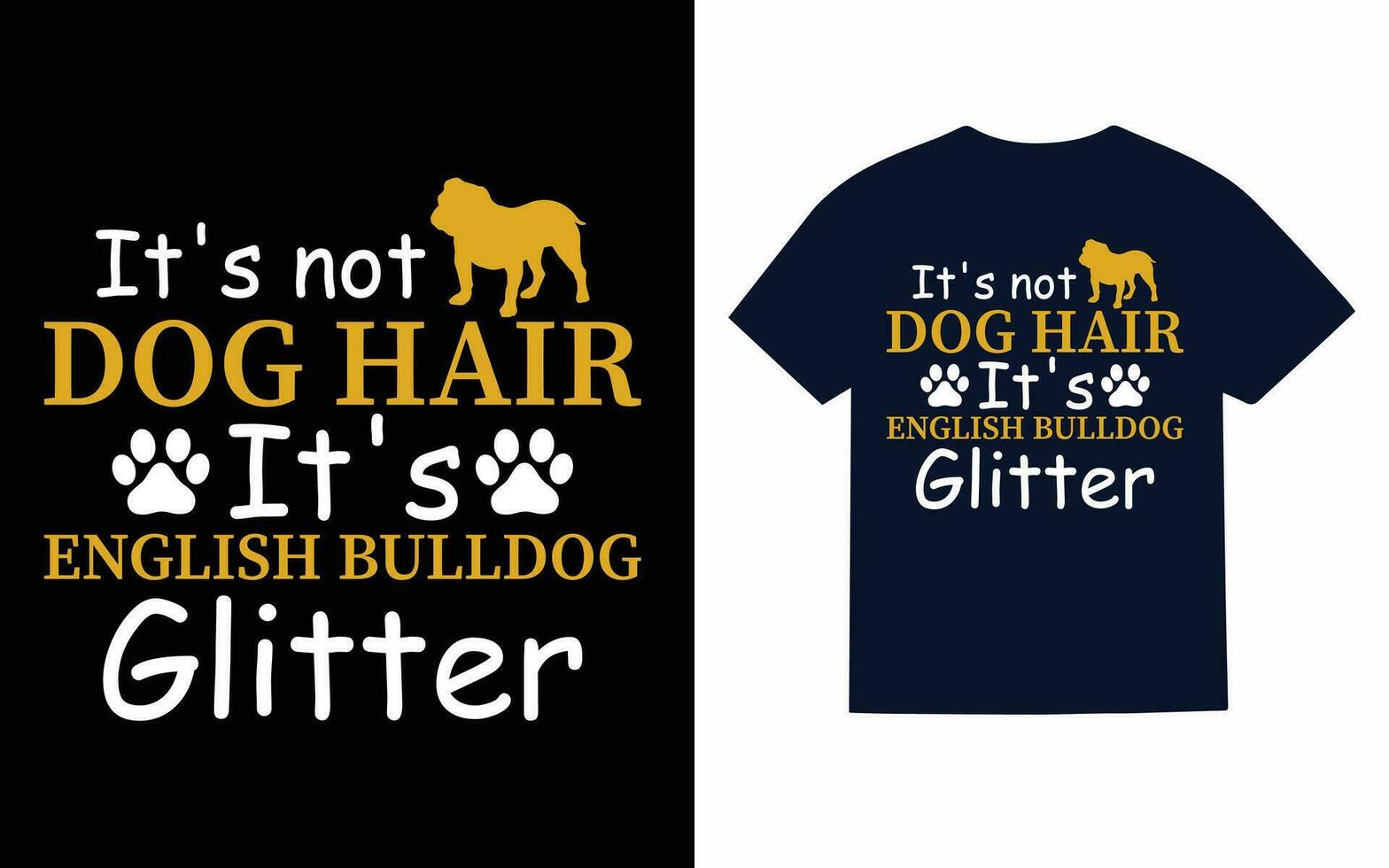 Engels bulldog typografie t-shirt ontwerp, vector