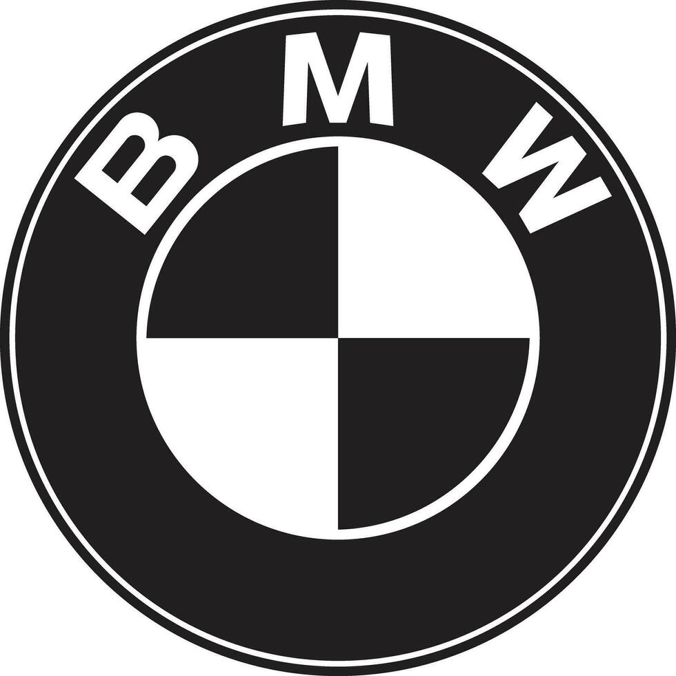 Ankara turkiye 19 juli 2023 BMW auto merk logo merk vector