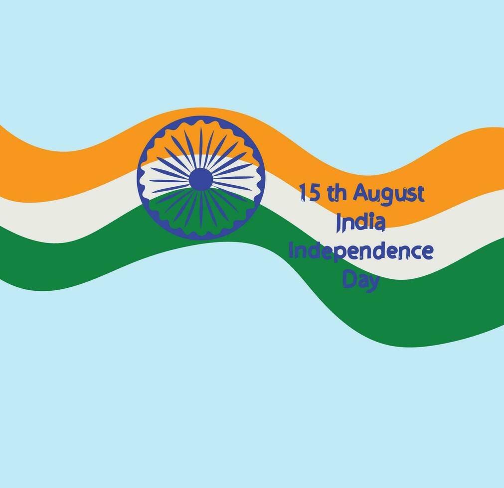 indische onafhankelijkheidsdag vector