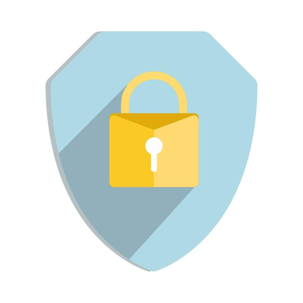 veiligheid schild of virus schild slot icoon voor apps en websites vector