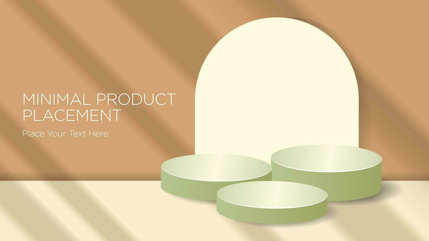 minimalistisch achtergrond voor Product presentatie. 3d podium. vector illustratie