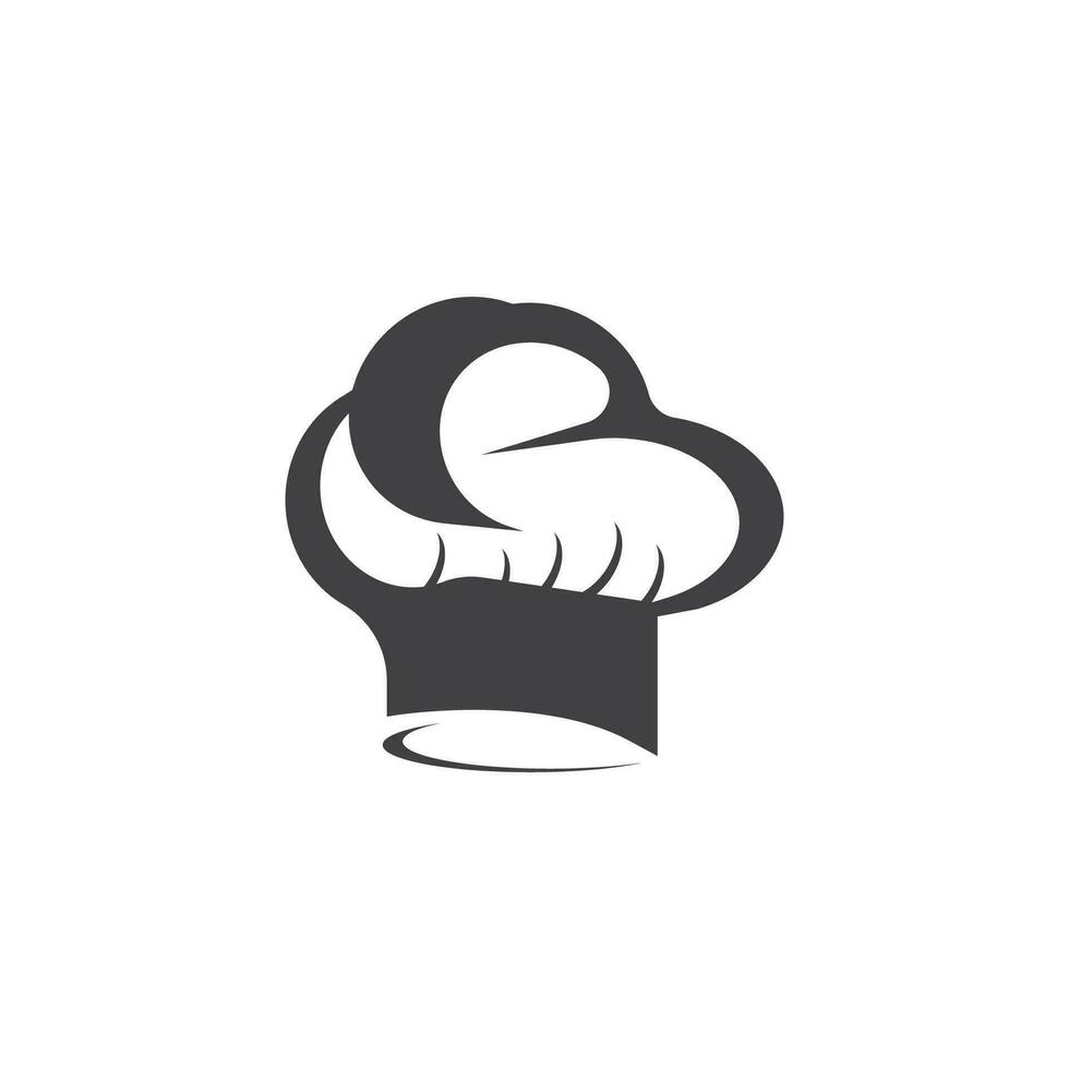 hoed chef icoon en symbool vector sjabloon