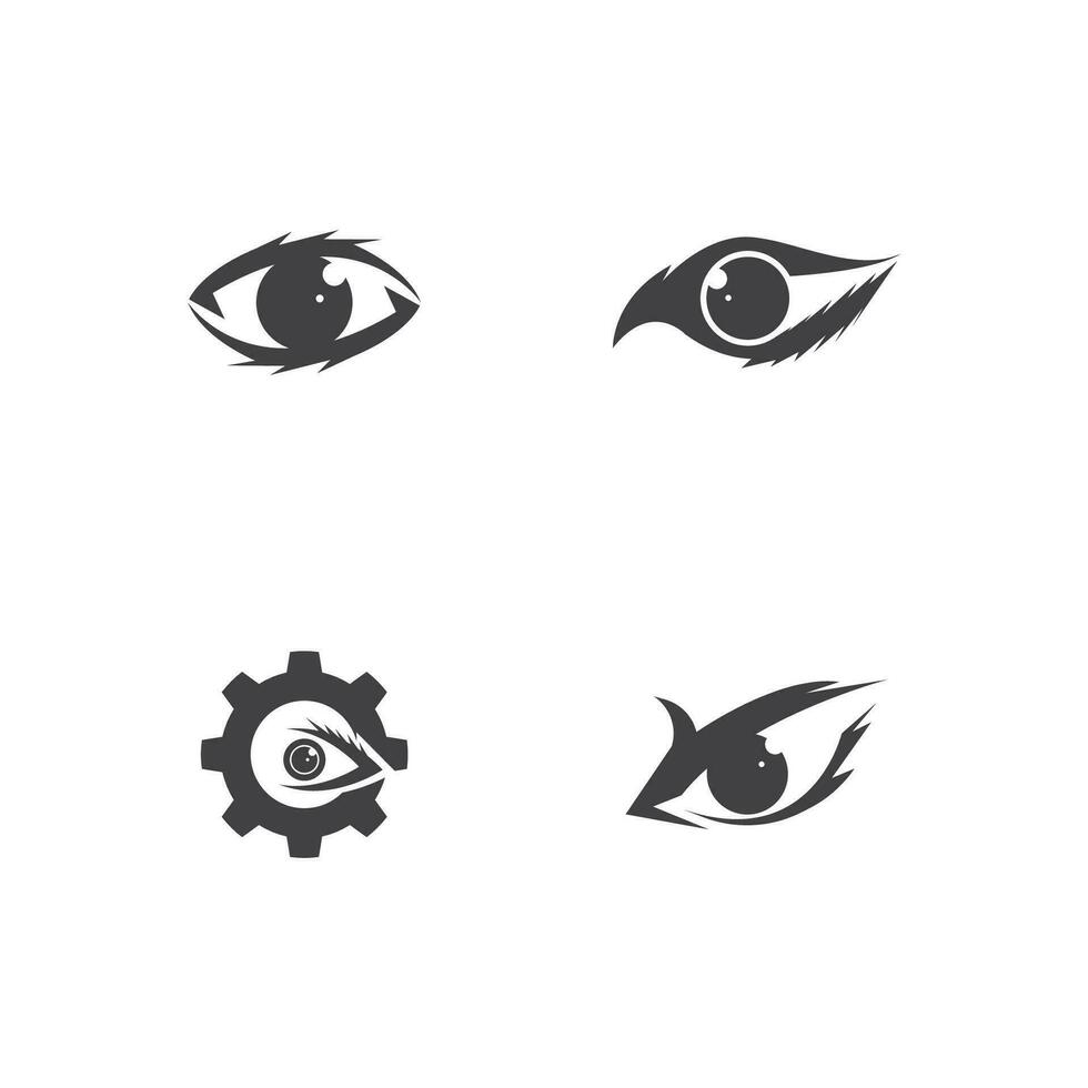 oog zorg Gezondheid logo vector sjabloon