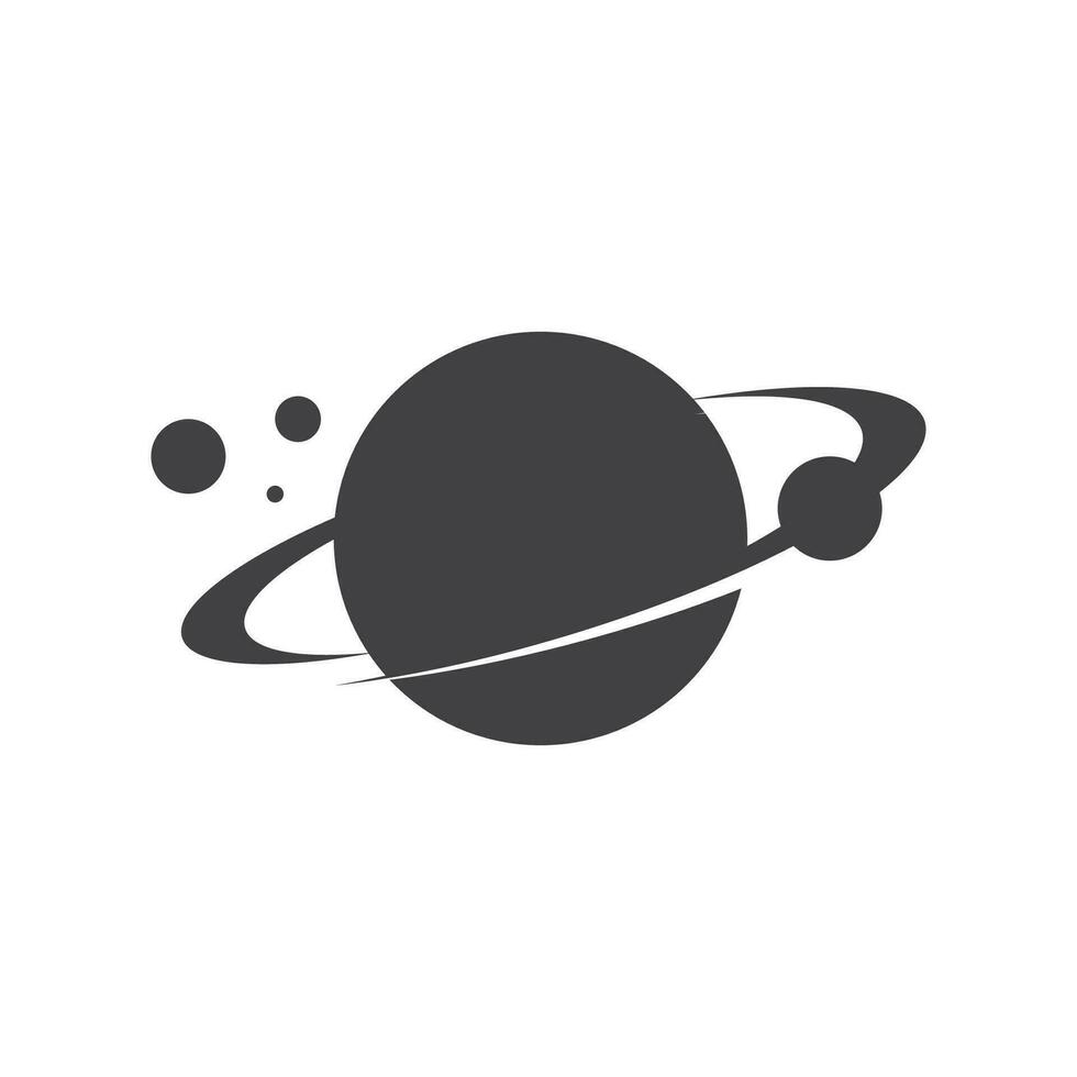 een Saturnus planeet symbool vector illustratie