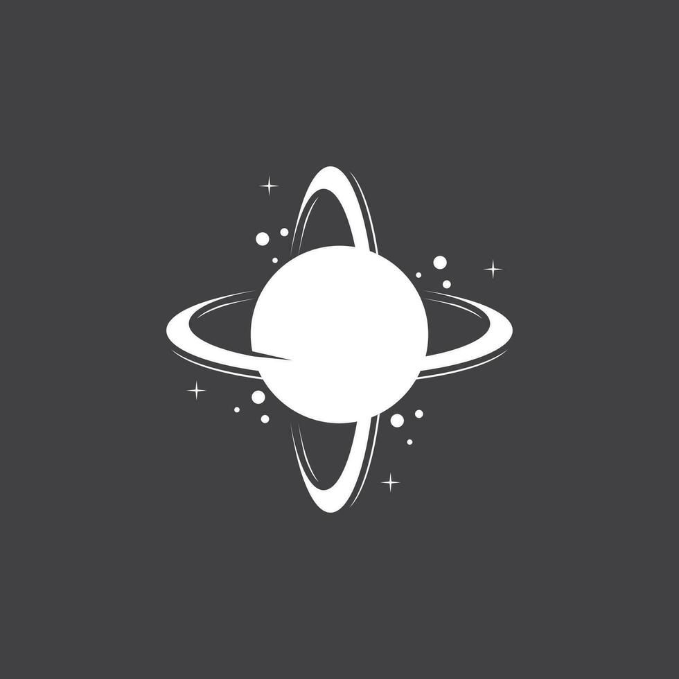 een Saturnus planeet symbool vector illustratie