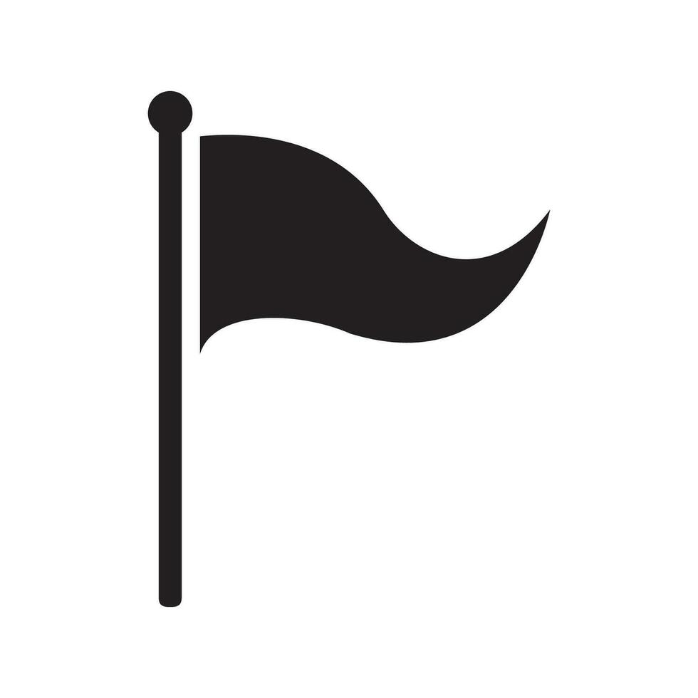 golf vlag icoon vector ontwerp illustratie